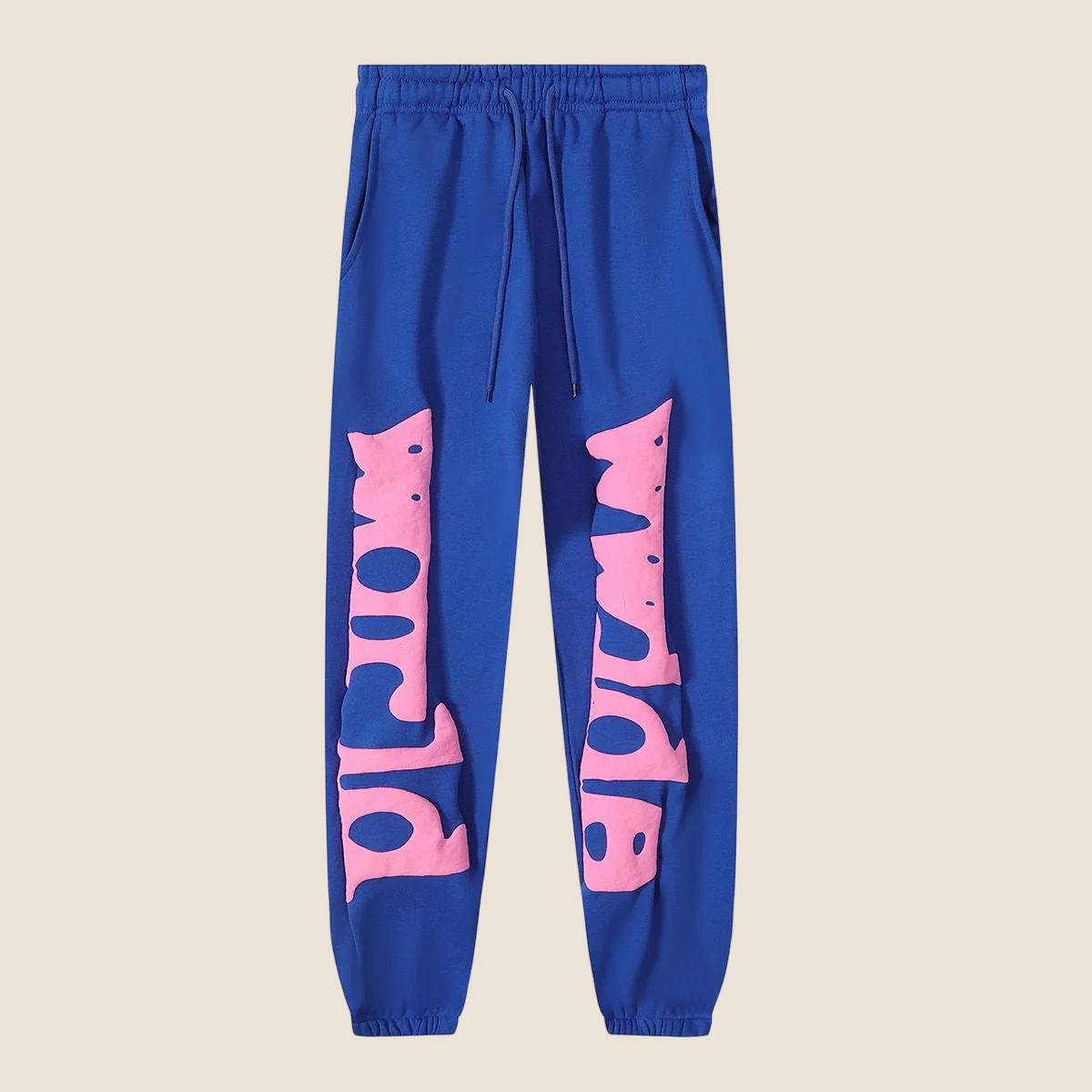 Sp5der Beluga Blue Sweatpants