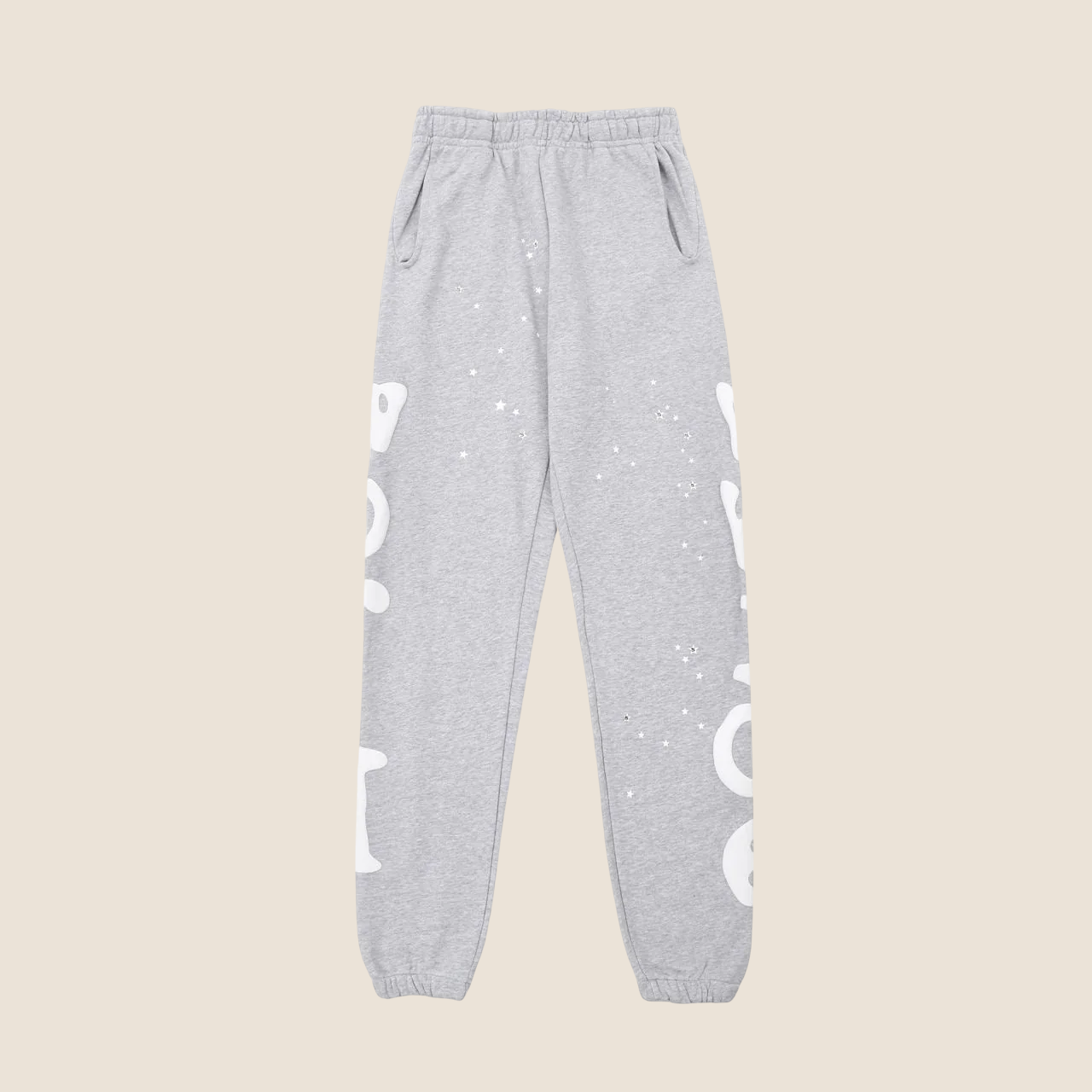Sp5der Beluga Grey Sweatpants