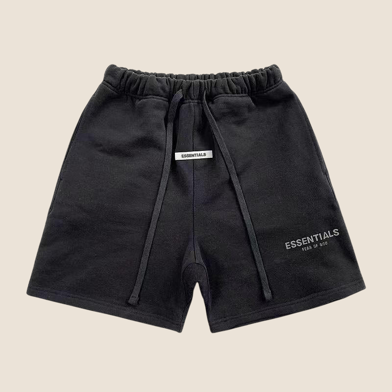 Essentials Black Shorts