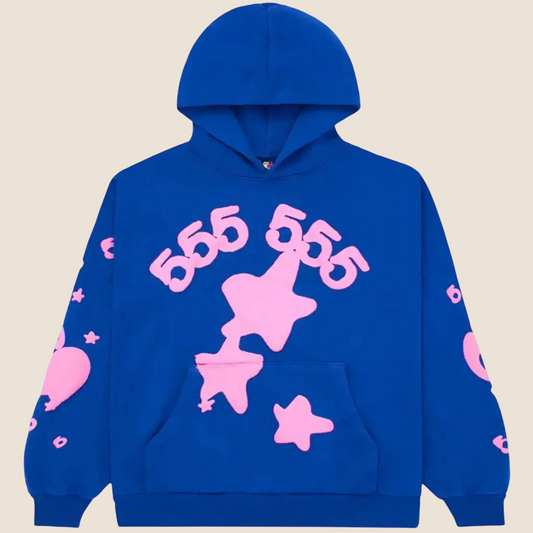 Sp5der Blue Beluga Hoodie