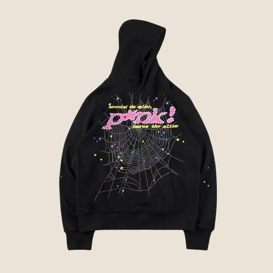 Sp5der Black P*nk Hoodie