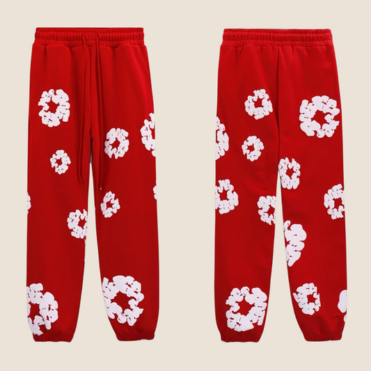 Denim Tears Red Sweatpants