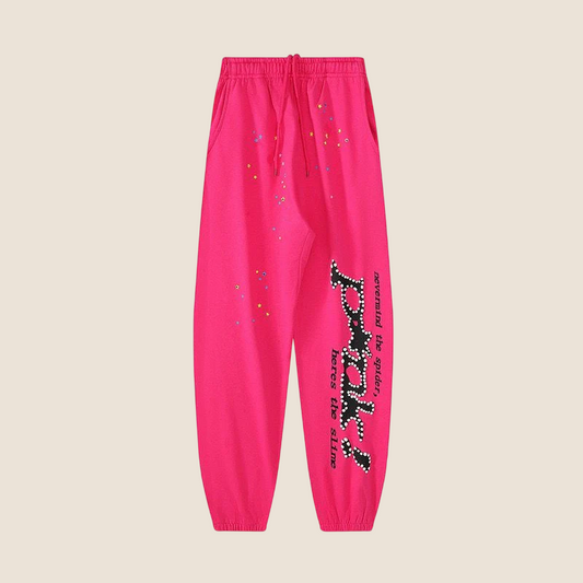 Sp5der Pink P*nk Sweatpants