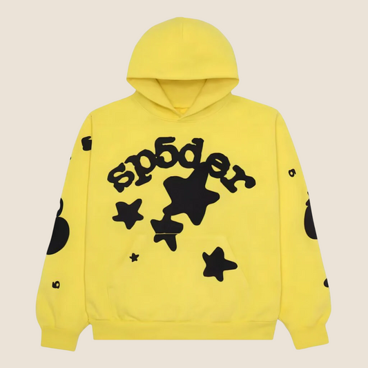 Sp5der Yellow Beluga Hoodie