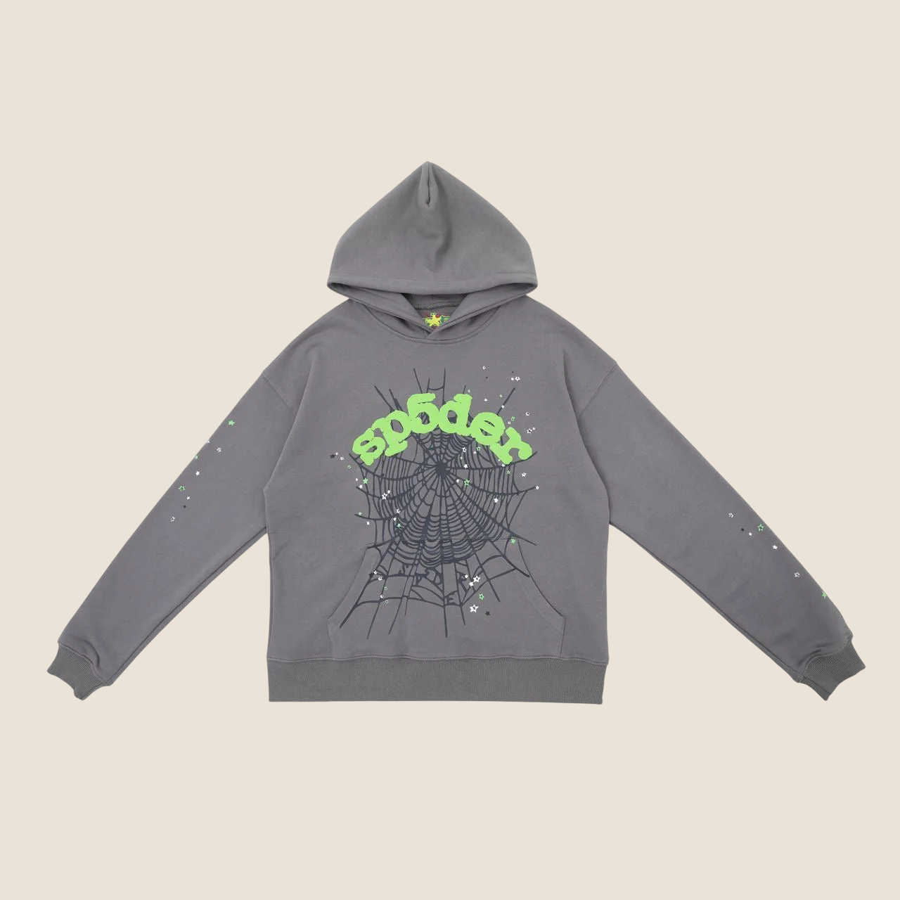Sp5der Grey Hoodie