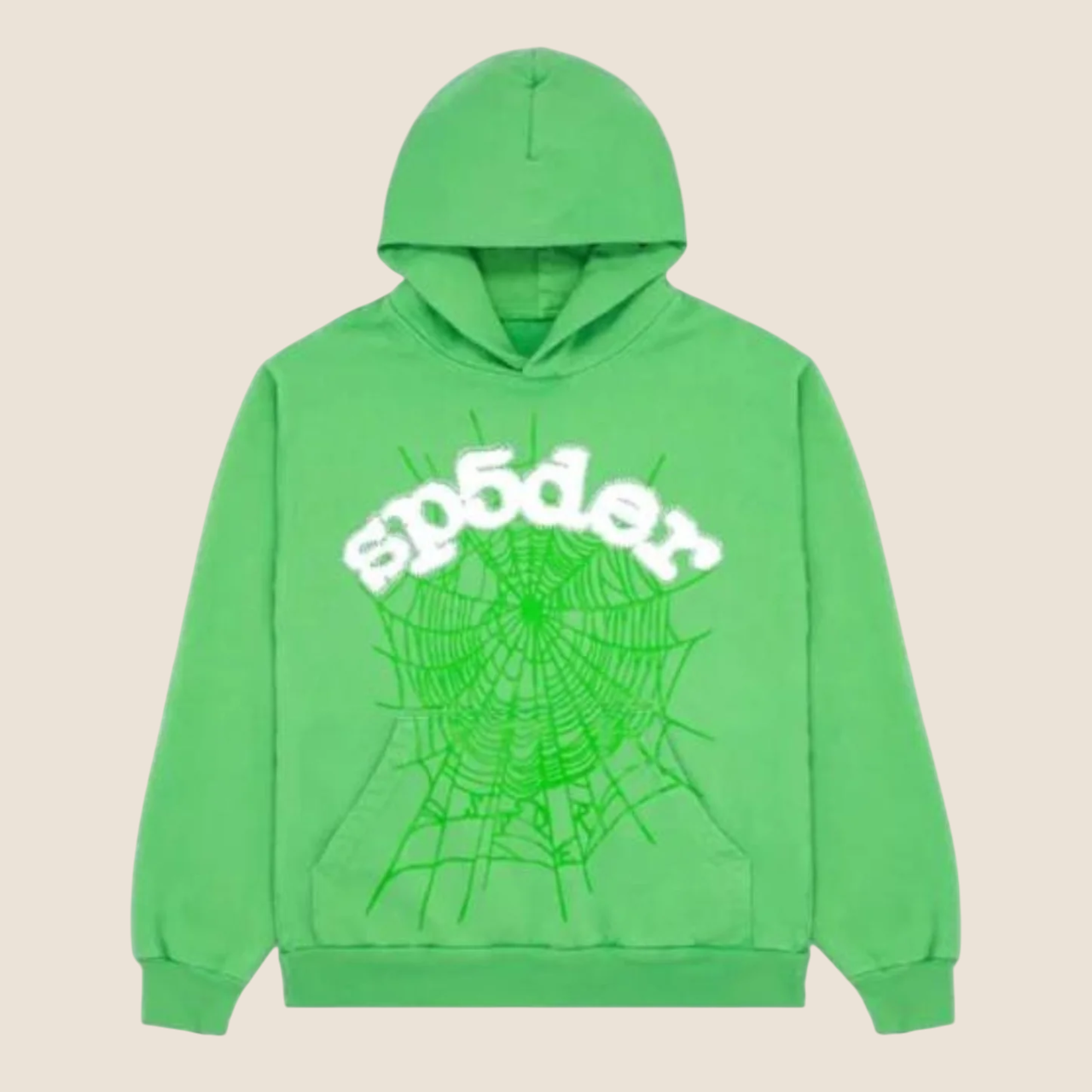 Sp5der Green Hoodie