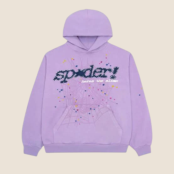 Sp5der Light Purple Hoodie