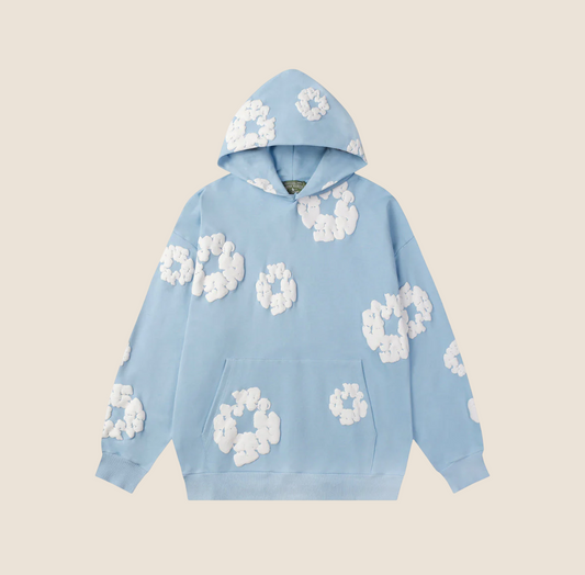 Denim Tears Light Blue Hoodie