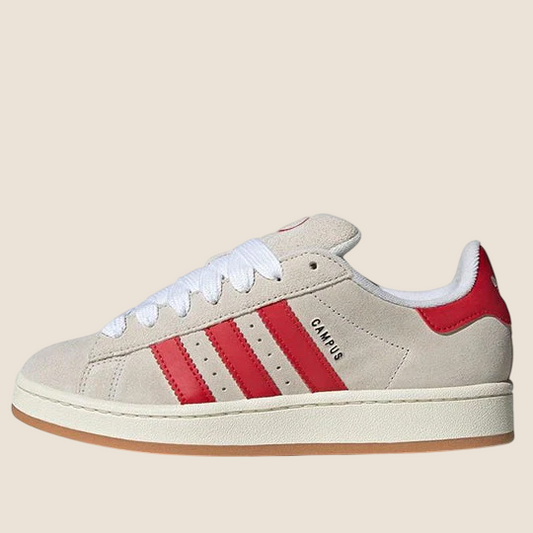 Adidas Campus 'Crystal White Scarlet' 00s