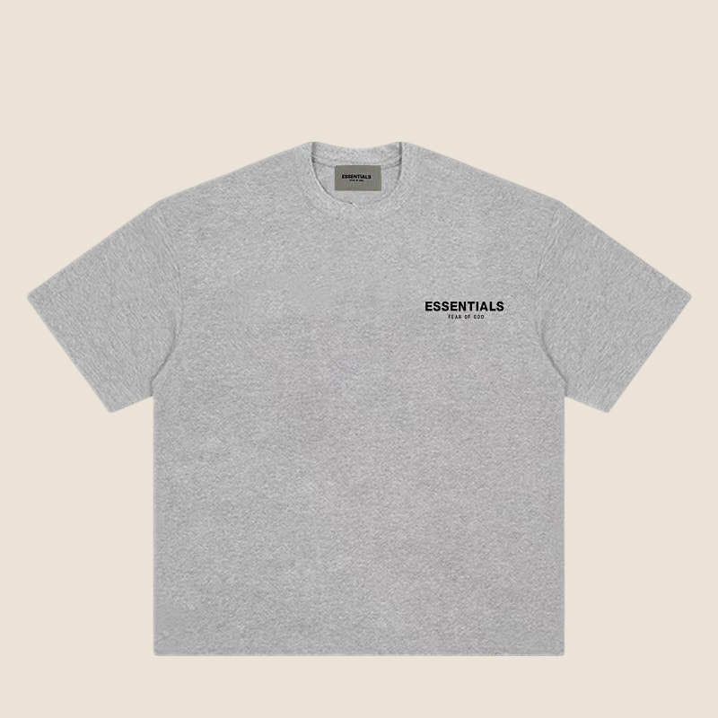 Essentials Fear Of God Light Grey T-Shirt